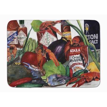 Carolines Treasures Louisiana Spices Machine Washable Memory Foam Mat CA68459